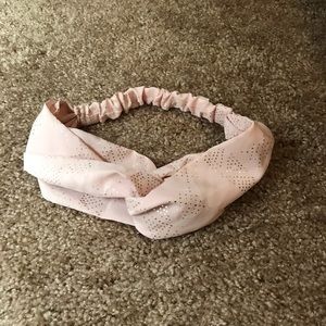 Blush Pink Criss Cross Headband